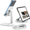 Betron Universal Phone Stand, Height Adjustable Holder, Foldable Cradle Dock