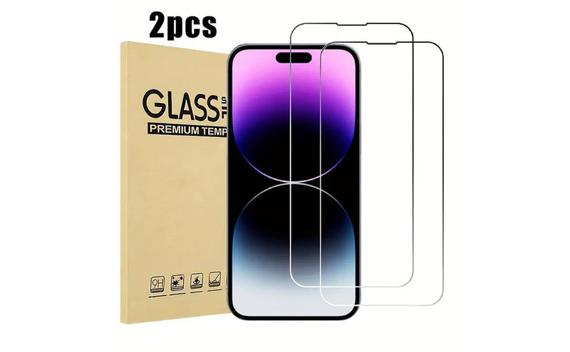 Screen Protector for iPhone 14 Series (14, 14 Plus, 14 Pro, 14 Pro Max), Tempered Glass, 9 H Surface Hardness