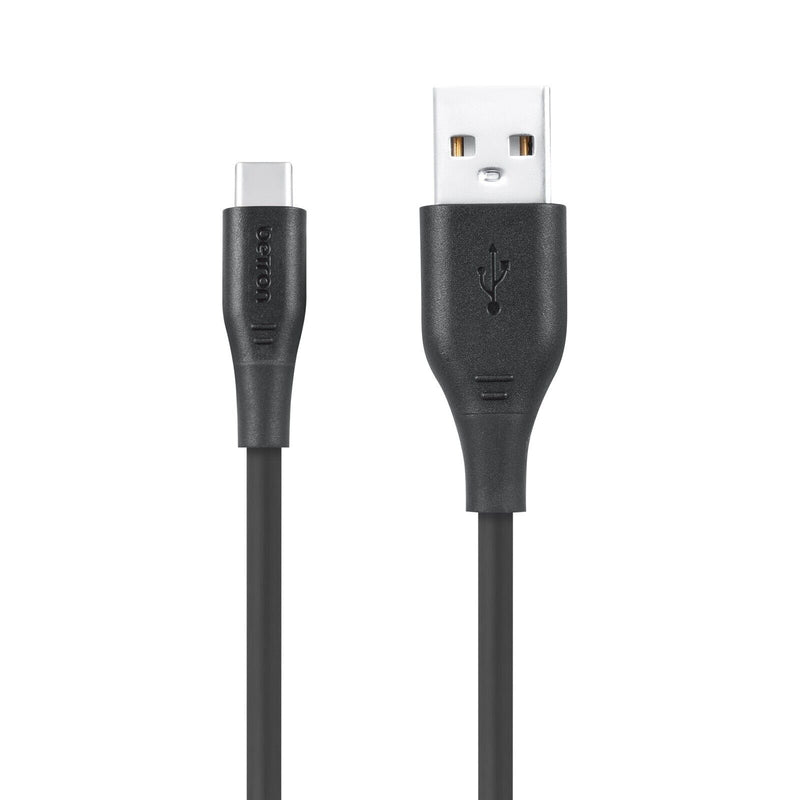USB Fast Charger Cable Type A to Type-C Data Lead for Android USB-C Heavy Duty - 0.5 m, 1 m, 2 m, Black or White