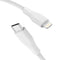 iPhone USB-C to 8 Pin Cable with Data Sync Heavy Duty Lead iPad Wire - 0.5 m, 1 m, 2 m, Black or White
