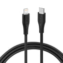 iPhone USB-C to 8 Pin Cable with Data Sync Heavy Duty Lead iPad Wire - 0.5 m, 1 m, 2 m, Black or White