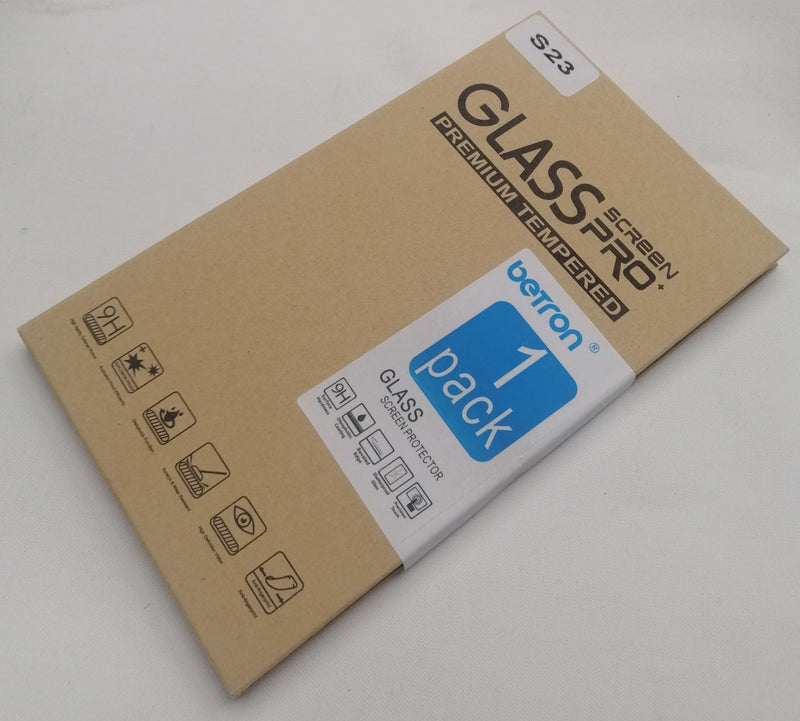 Screen Protector for Samsung Galaxy S23 Tempered Glass, 9 H Surface Hardness