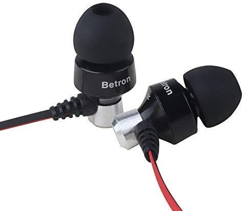 Betron DC950HI Earphone Micrphone Remote Control Powerful Bass Noise Isolating Replaceable Earbuds