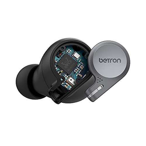Betron HTN60 Wireless TWS In Ear Earphones Earbuds Bluetooth Headphones with Microphone and Touch Control Compatible with Smartphones