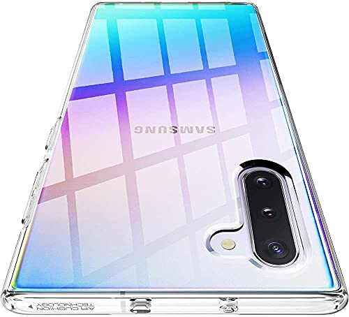 Betron Clear Silicone Case Back Cover for Samsung Galaxy Note 10, Anti Scratch Phone Case