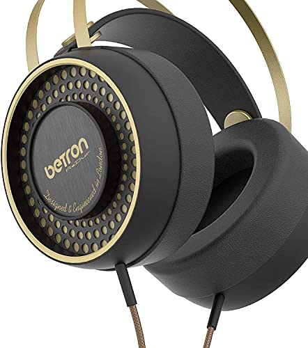Betron Over Ear Headphones Clear Bass Driven Audio and Lightweight Design Including 3.5mm and USB Type C connector