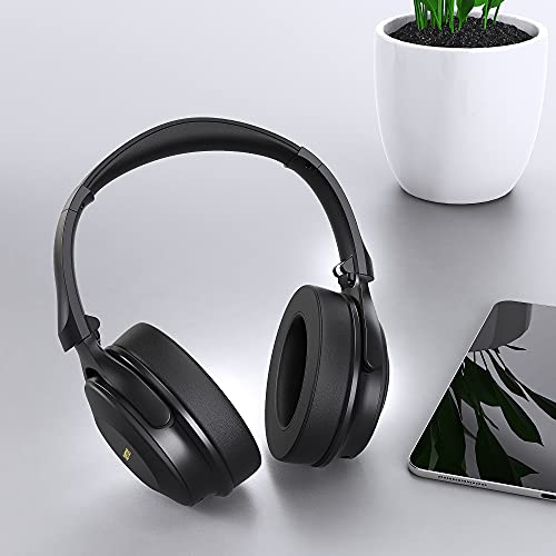 Betron SNM85 Noise Cancelling Over Ear Wireless Headphones Bluetooth Headset with Microphone Compatible with Smartphones Laptops Tablets Computers