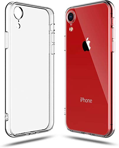 Betron Clear Silicone Phone Case Back Cover for iPhone XR, Anti Scratch Phone Case