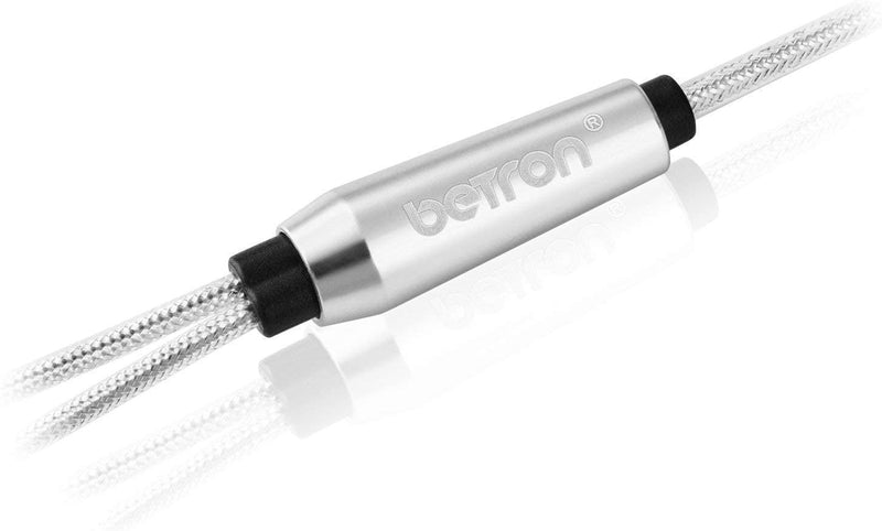 Betron B650 Earphones Noise Isolating In Ear Powerful Bass Sound High Definition for iPhone Samsung