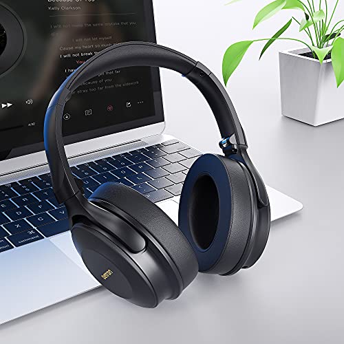 Betron SNM85 Noise Cancelling Over Ear Wireless Headphones Bluetooth Headset with Microphone Compatible with Smartphones Laptops Tablets Computers