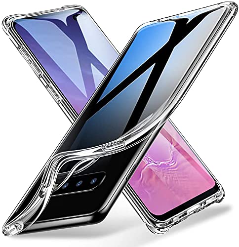 Betron Clear Silicone Case Back Cover for Samsung Galaxy S10 Plus, Anti Scratch Phone Case