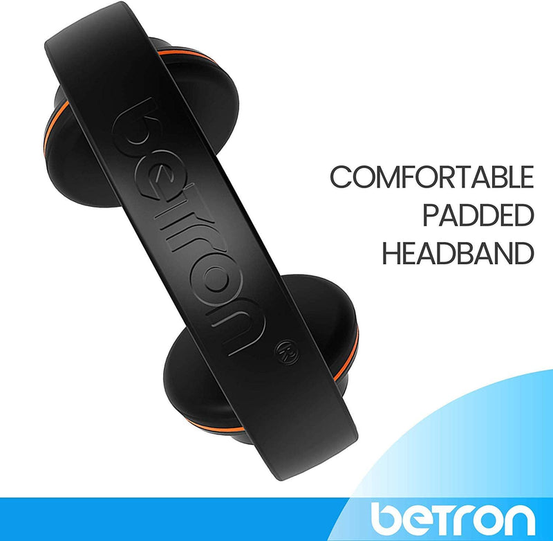 Betron S2 Wireless Headphones, Bluetooth On Ear Headphones With Mic And Remote Controls, Heavy Bass Sound, Adjustable Headband, Hands-Free Call