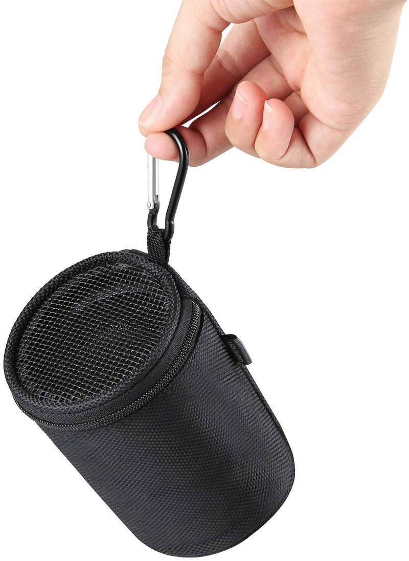Betron Bluetooth Speaker Carry Case for Anker SoundCore Mini KBS08 and A3 with Carabiner, Black