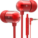 Betron B750s Earphones Microphone Volume Control In Ear Tangle Free Noise Isolating Heavy Deep Bass