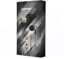 Betron AX3 Earphones Noise Isolating Earbuds Portable In Ear with Microphone Clear Bass Black