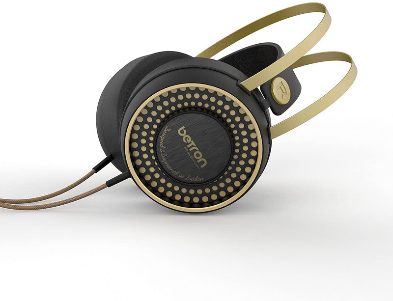 Betron Retro Over Ear Headphones Noise Isolating Bass Driven Sound Self Adjusting Headband