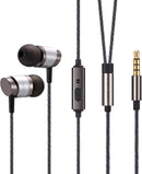 Betron KRTE90 Noise Isolating In Ear Headphones With Mic High Powered Bass Versatile Earphone