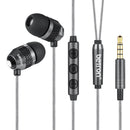 Betron B25 Noise Isolating Earphones with Volume Control Microphone Powerful Bass iPhone Samsung
